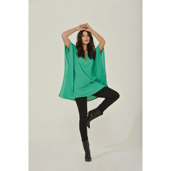 Tunic Dress  | Caftan Tunic | Green |  Beach Coverup | NWT - Picture 6 of 7